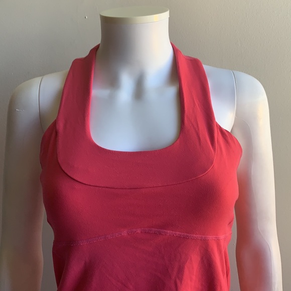 Pink Lululemon Scoop Neck Tank Top Size 8 - Picture 2 of 8